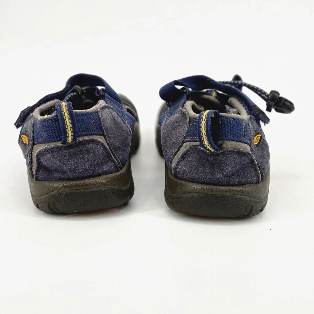 KEEN Big Kids Newport H2 Waterproof Hiking Sandals Blue Gargoyle Size 4 4Y VGUC